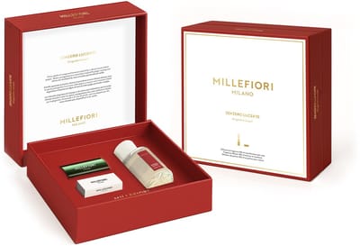Millefiori Milano - Cadeauset - Geurstokjes 100ml & Autoparfum - Zenzero Lucente