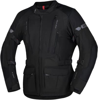 IXS Lennik-ST Zwart Textiele Motorjas - Jas