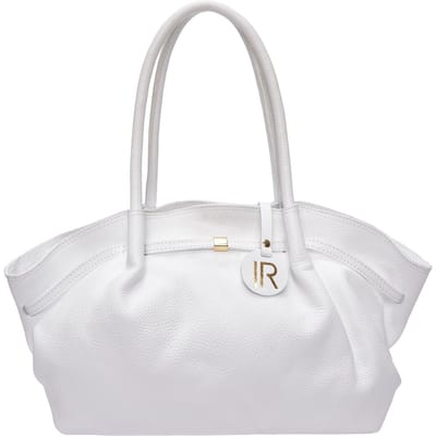 Isabella Rhea Wit Rundleer Tas