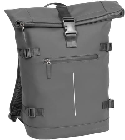 New Rebels William Riverside Antraciet 19L Rugzak Waterafstotend Laptop 15.6