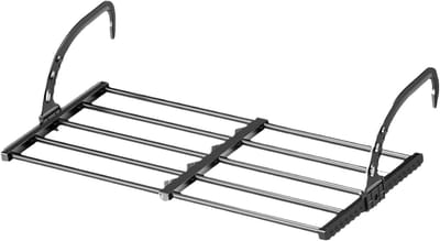 Bedplank Slaapzaal - Nachtkastje Uitklapbaar - Ruimte Besparen - Opvouwbaar Ontwerp - 36B x 4H cm - Zwart