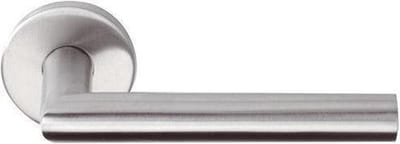 Formani linox basic deurkruk RVS LB-II 19mm op rozet (paar)