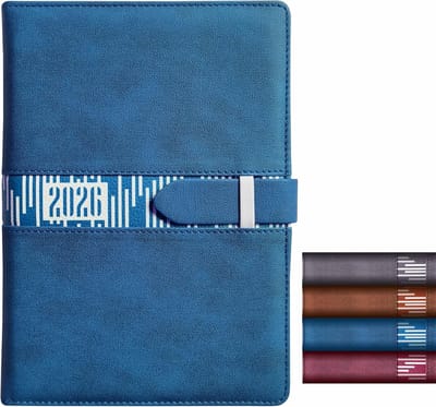 Agenda 2026 - Dagplanner Afsprakenboek - Dagelijkse Planning - Volledige Pagina per Dag - DIN A5 - Blauw