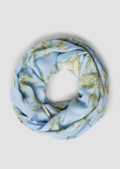 s.Oliver - female - Lussjaal van viscose met bloemenpatroon