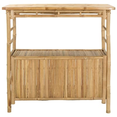 vidaXL Buiten Bartafel Naturel 110 x 50 x 105 cm Bamboe