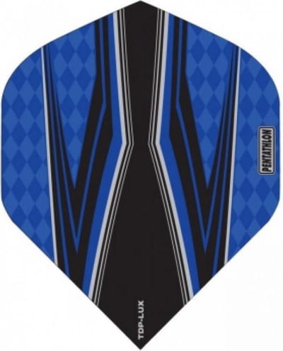 ABC Darts - Dart Flights Pentathlon - Spitfire Z lichtblauw - 8 sets