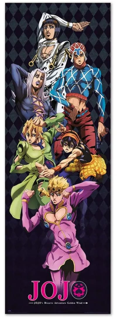 Jojo's Bizarre Adventure Deurposter - Anime - Manga - Japan - Joestar - 53 x 158 cm