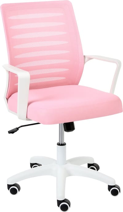 RADIANT - Bureaustoel - Roze - Mesh