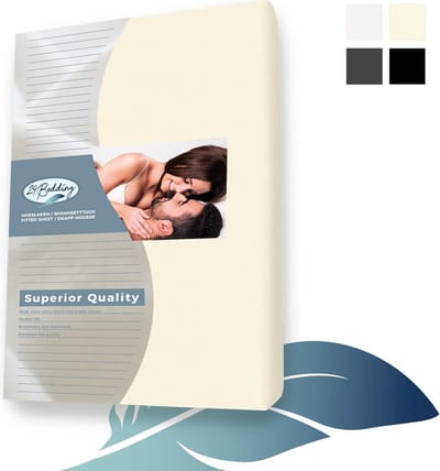 24-bedding - Jersey Topper Hoeslaken - Topdek Hoeslaken Jersey - 160x210 cm - donker Grijs - 100% katoen - 5  t/m 15 cm hoogte.