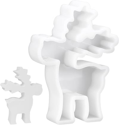 Siliconen Gietvormen voor Kerst, Elch, Kaarsenhouders en DIY Projecten - Perfect voor Creatieve Ambachten