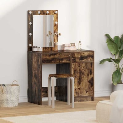 vidaXL - Kaptafel - 2 - st - Bruin - 50 - x - 41 - x - 135 - cm - Bewerkt - hout