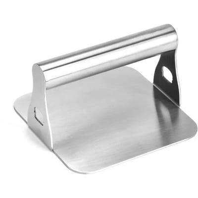 Presse à hamburger Smash Burger Presse à hamburger Patty Maker Acier inoxydable Antiadhésif Professionnel Résistant à la chaleur Burger Smasher Plaque de cuisson white