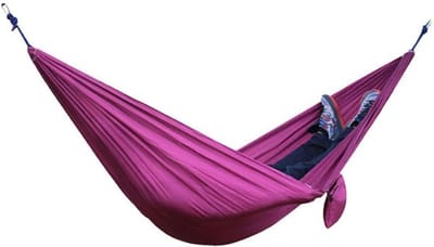 Kampeerhangmat - Slapen Swing - Outdoor Ontspanning - Ultralicht Gewicht - Voor Twee Personen - Roze