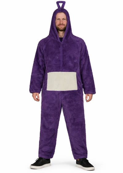Carnavalskleding - Onesie - Paars - L - 171 - 185 cm - Dames & Heren - Verkleed als Kinderfiguren - Volwassenen