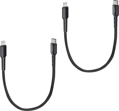 Oplaadkabel - Geschikt voor Usb C naar Lightning kabel - 30cm kort