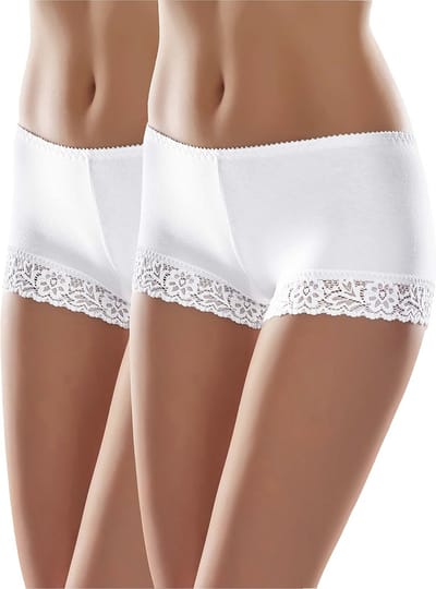 Dames Boxershorts Onderbroek van Katoen met Kant