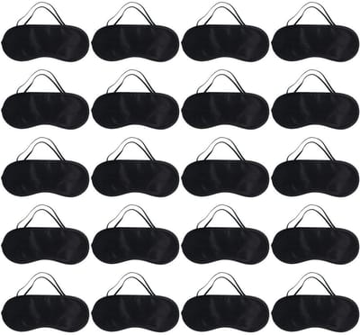 Dailygoods - Slaapmasker - Oogmasker van 100% natuurlijke zijde - Ultra zacht - Blokkeert licht - Inclusief oordopjes - Geschikt voor dames en heren