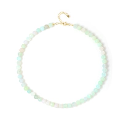 Cavill - 925 Sterling Zilveren Halsketting - 155,27 ct Groene Agaat - Facetgeslepen Edelsteen - Verstelbare, Elegante Handgemaakte Ketting