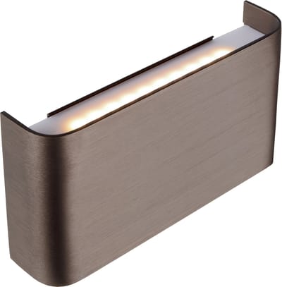 Atmooz - Wandlamp Aleki - Brushed Bronze - Up & Down Light - Geïntegreerde LED - 3000K Warm Licht - Moderne Verlichting