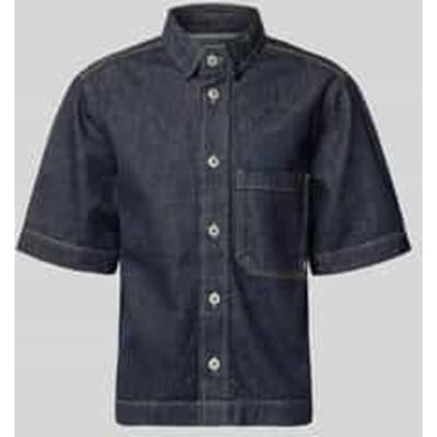 regular fit jeansehirt met borstzak