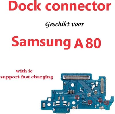 Samsung Galaxy A80 oplaad connector