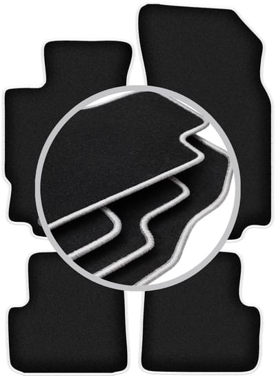 CARLUX-SILVER automatten voor: Peugeot 406 sedan, stationwagen, break (1995-2004)