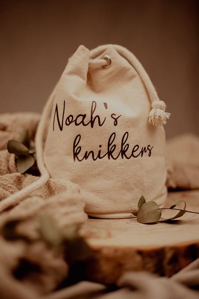 BolleToet knikkerzak met naam | buiten speelgoed | knikkers | knikkeren