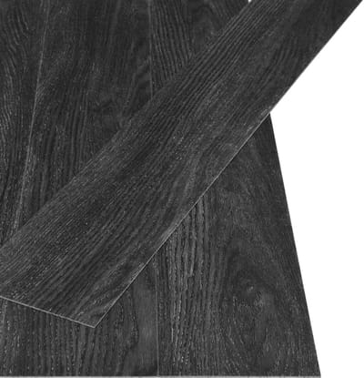 Zelfklevende PVC Vloerplanken Antraciet Houtlook - Krasbestendig en Waterdicht