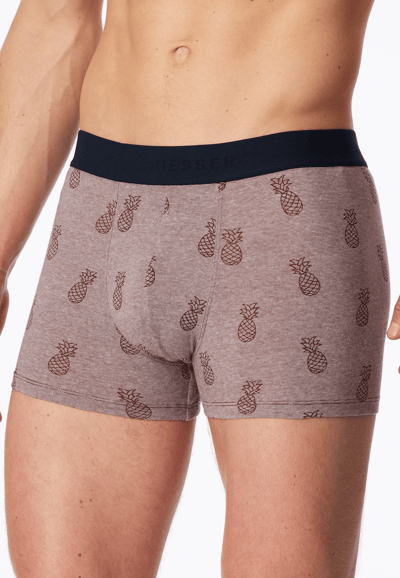 Shorts, set van 3, effen/met patroon, meerkleurig - 95/5 8