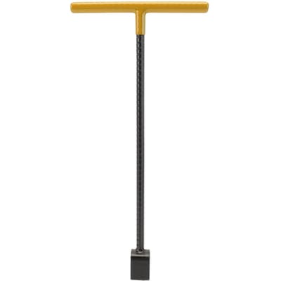 Stalen Watersleutel Multifunctionele T-Handgreep Straatsleutel met 4-Weg Utility Tool voor Kleppen Kranen Geel geel
