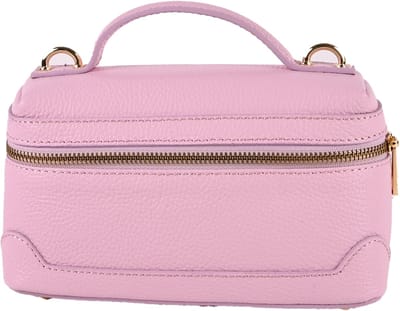 Giuliano lederen schoudertas Alke - Dames - Made in Italy - Roze