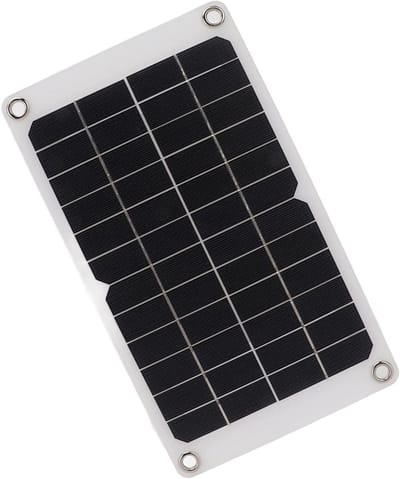 Zonnepaneel Lader - Solar Charger - Batterij Onderhoud - Hoge Conversie - 12V 7.8W - Zwart