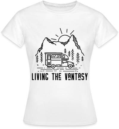 Living The Vantasy - Vrijheid Op Wielen T-Shirt Dames