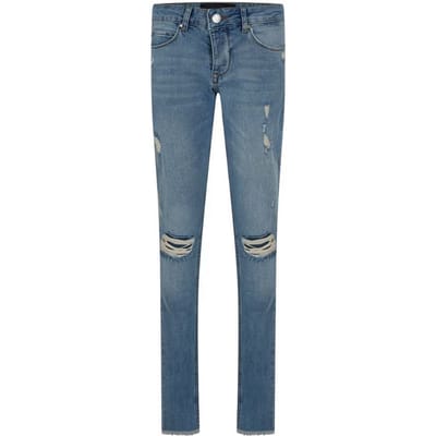 Criminal Damage Curtis Slim-jeans voor dames (Blauwe Was)