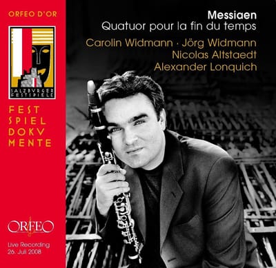 Nicolas Altstaedt, Carolin Widmann, Jörg Widmann, Alexander Lonquich - Messiaen: Quatuor Pour La Fin Du Temps (CD)
