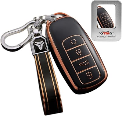 TPU Autosleutelhoes Geschikt voor Chery Tiggo 7 4 8 Pro Jaecoo J7 J6 J8 Omoda 5 9 C5 C9 E5 Ebro S800 S700 PHEV Sleutelbescherming met 4 Sleutels en Duurzaam Ontwerp