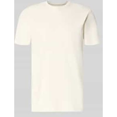 T-shirt van katoen met ronde hals