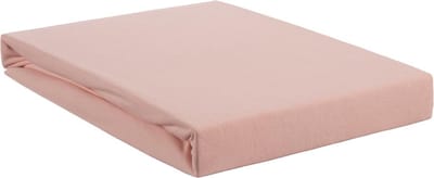 Beddinghouse - Jersey - 95% katoen - 5% lycra - Hoeslaken - 80x220 cm - Licht roze
