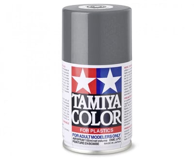Tamiya Hobbyverf Acrylverf - TS-42 Light Gun Metal - Satin - Acryl Spray - Verf spuitbus - 100 ml