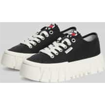 Sneakers met plateauzool