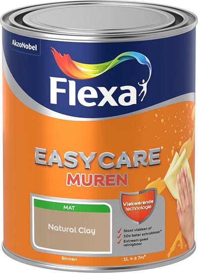 Flexa - Easycare Muren - Natural Clay - Mengverf - 1 L