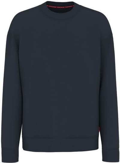 Joop! Heren Sweatshirt regular fit Blauw M Ronde Hals Volwassenen