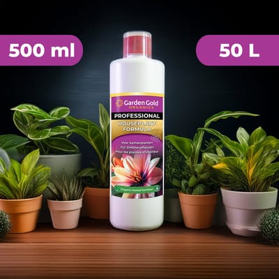 Garden Gold Biologische Kamerplanten Voeding - 500 ml - Vloeibare Plantenvoeding voor Kamerplanten - Voor Groen Blad en Sterke Wortels