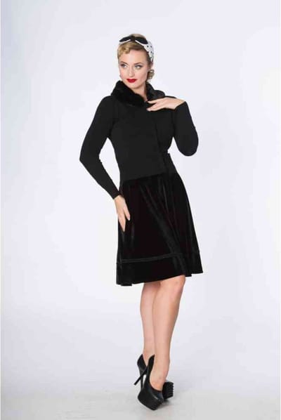 Dancing Days - BOW DREAMING Cardigan - S - Zwart