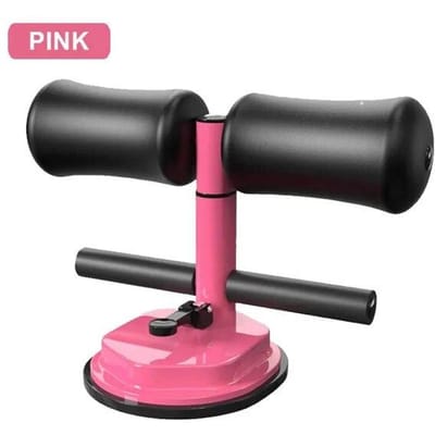 Sit-up Assistentie Stang Abdominale Core Crunch Spier Oefenmachine Draagbare Fitnessapparatuur Thuis Gym Workout Assistentie Apparaat roze