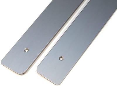 Roestvrij Staal Eindprofiel 38 mm - 60 cm Keukenblad Hoekprofiel Zijprofiel