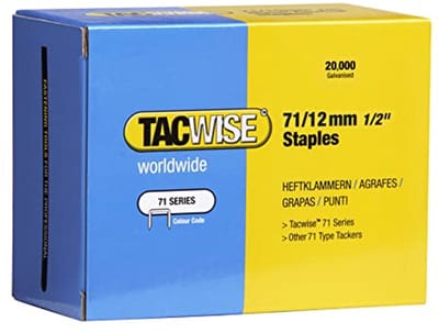 Fijndraadnieten - Stoffeerdersnieten - Meubelstoffering - Vrijwel onzichtbaar - 12 mm 20.000 stuks - Zwart