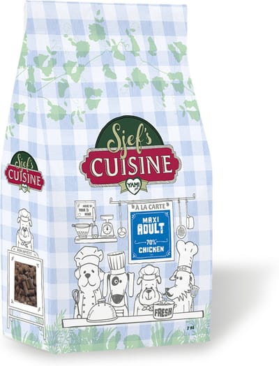 Sjef's Cuisine Adult Maxi Kip - Hondenvoer - 3 kg Glutenvrij