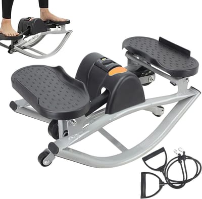 Stappentrainer met Banden - Mini Stepper - Full Body Workout - Dynamische Stapactie - Tot 113 kg - Niet gespecificeerd