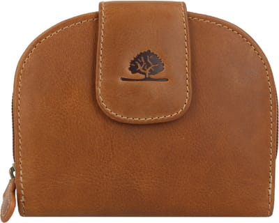 Greenburry Tornado Portemonnee RFID-bescherming Leer 14 cm - Dames - Horizontaal - peanut brown